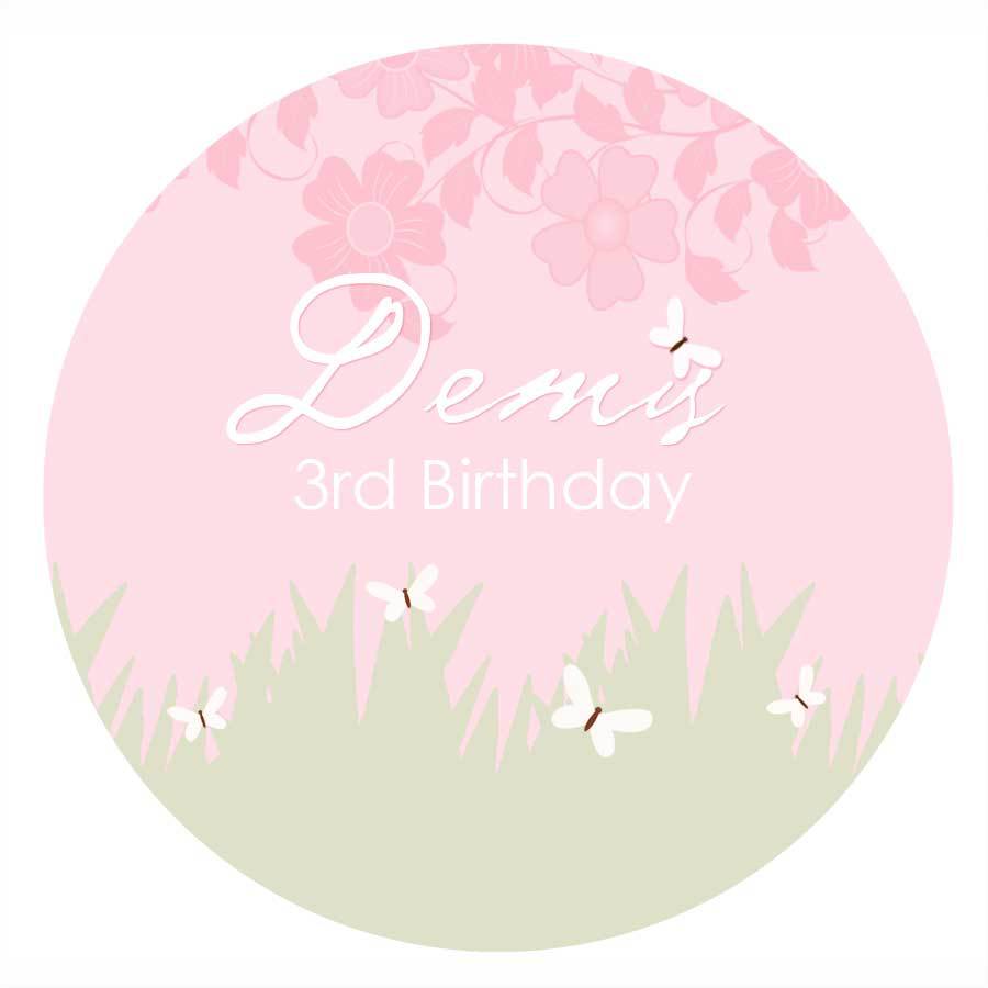 Order cake toppers made from acrylic or bamboo online as