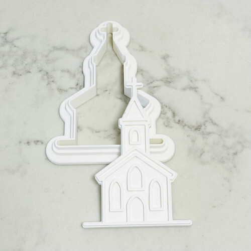 Christening Cookie Stamp & Cutter By Little Dance Christening Cookie Stamp & Cutter By Little Dance