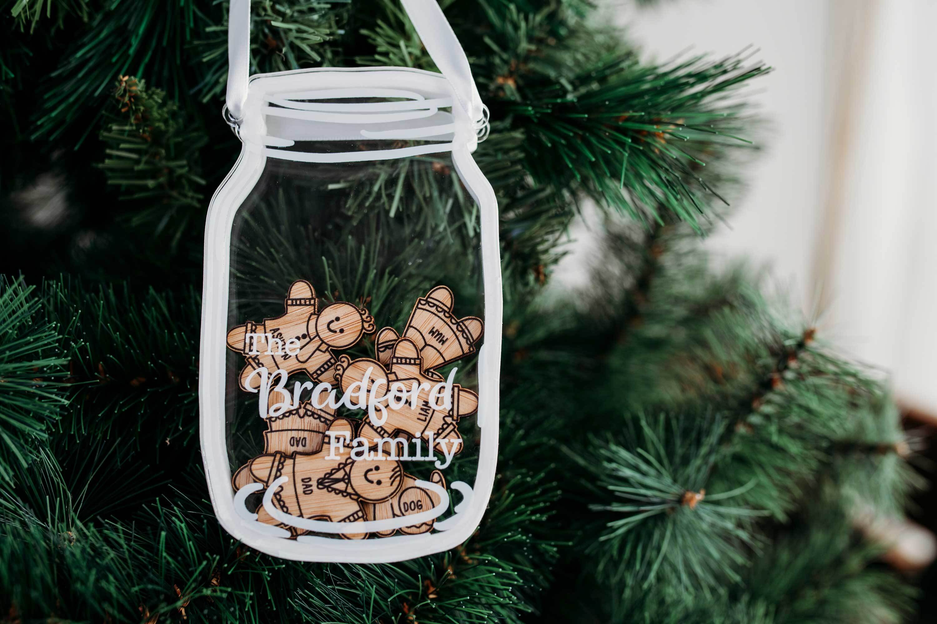 Christmas decorations personalised