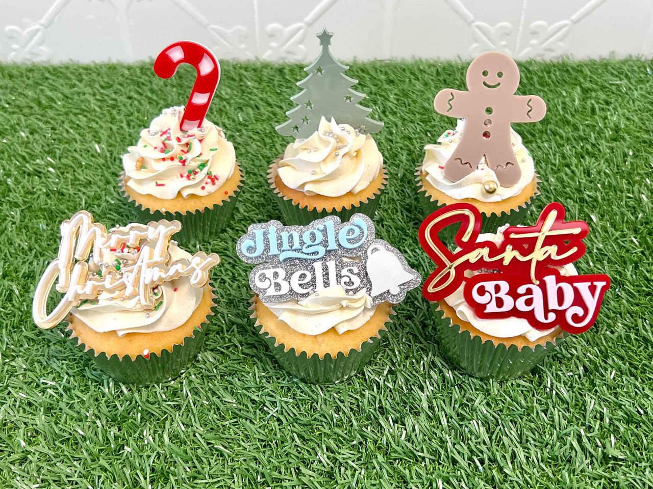 cupcake decorations christmas