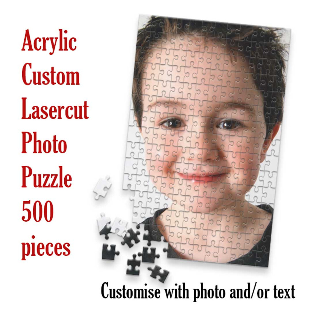 gifts with heart personalised photo puzzle