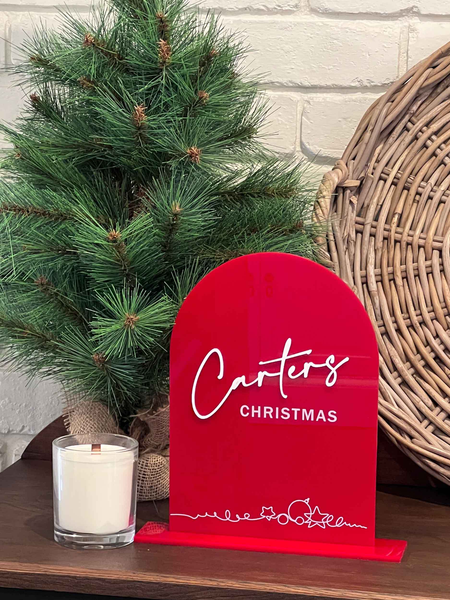 merry christmas sign