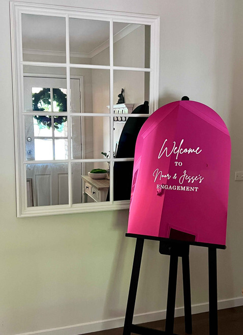 Personalised Acrylic Engagement Welcome Sign