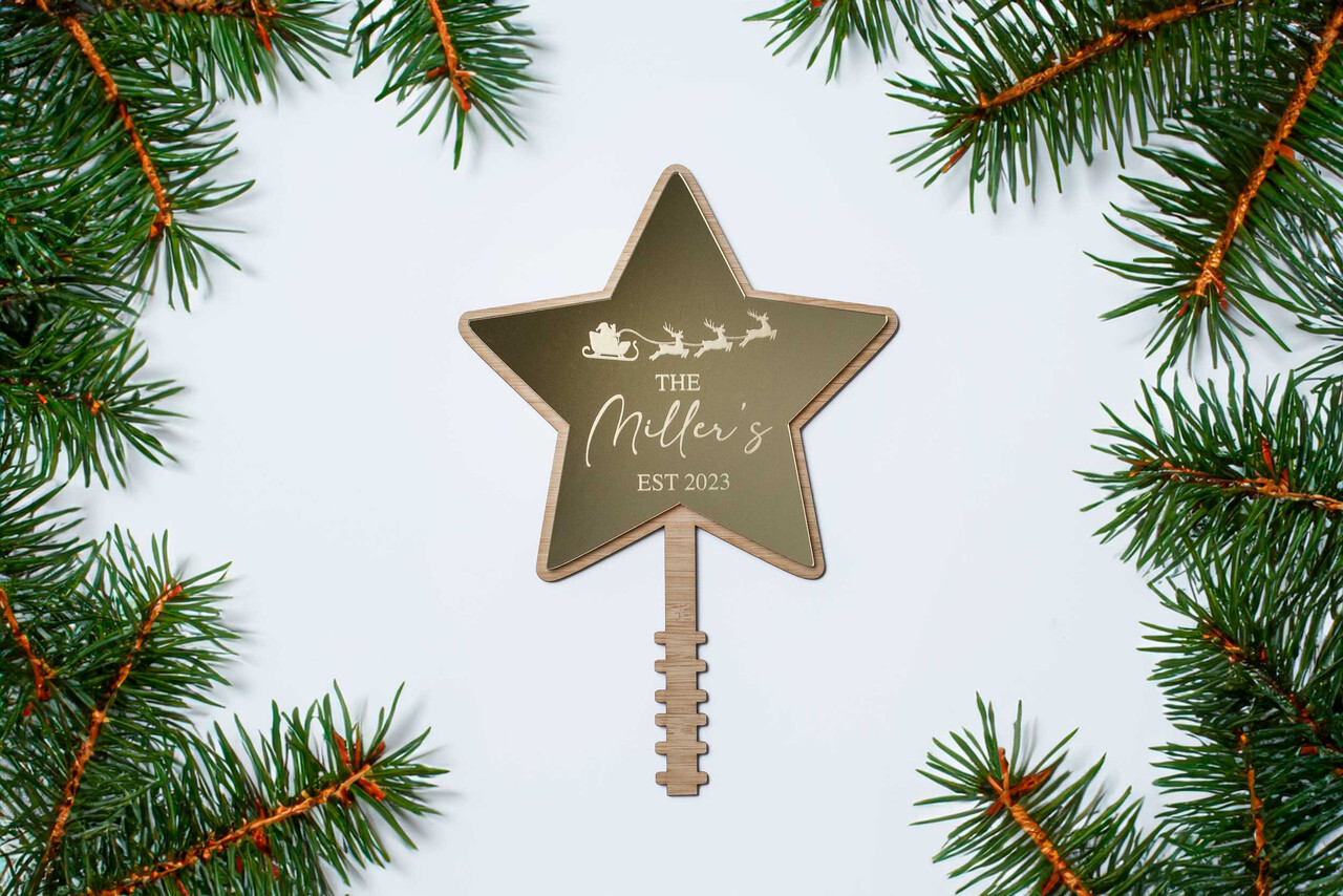 personalised christmas tree toppers