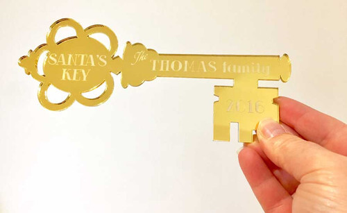 Personalised Santa Key Personalised Santa Key