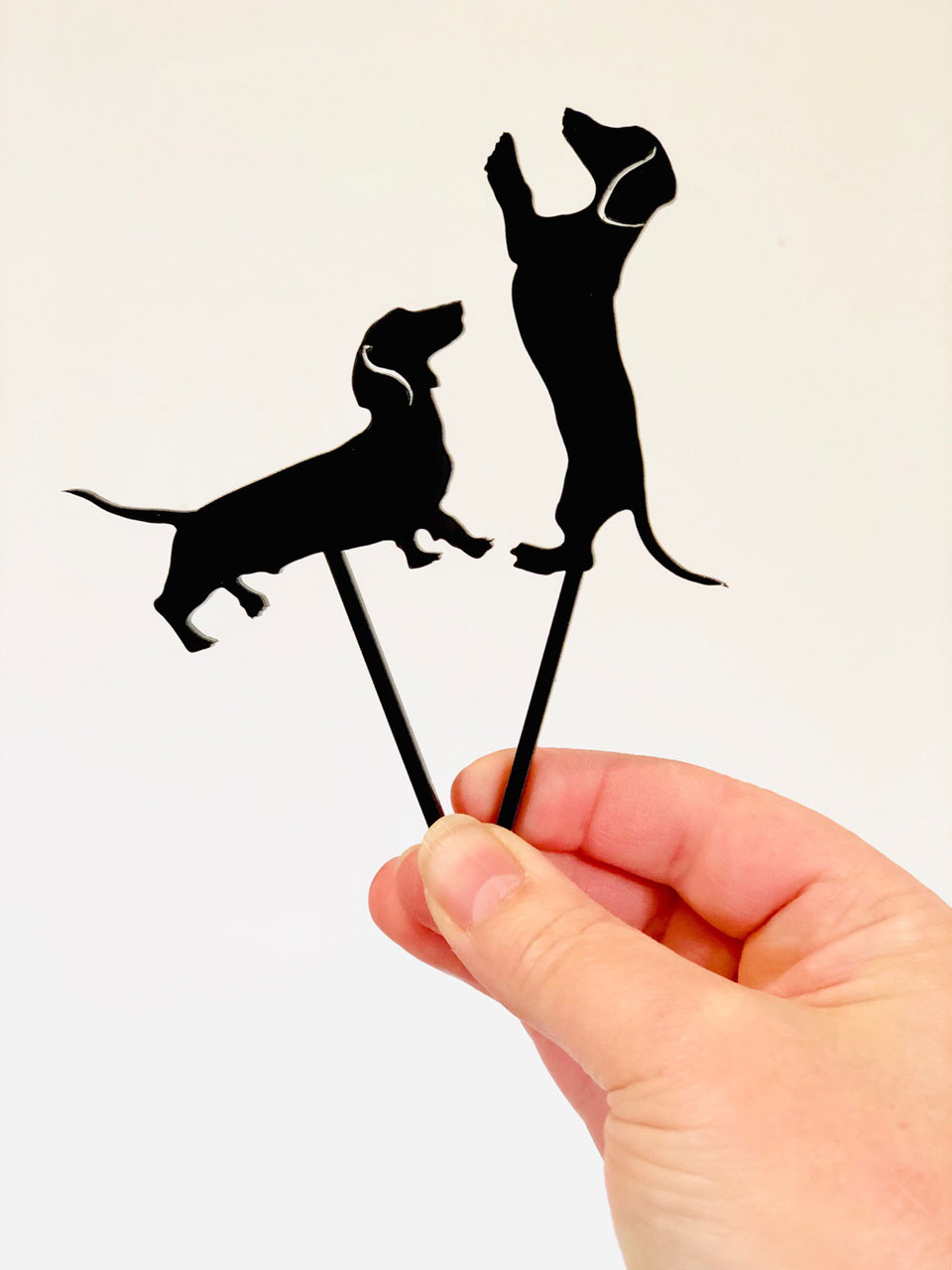 sausage dog cake topper