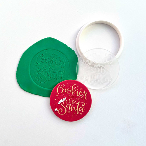 Where to buy a Santa down a Chimney Christmas Cookie Stamp