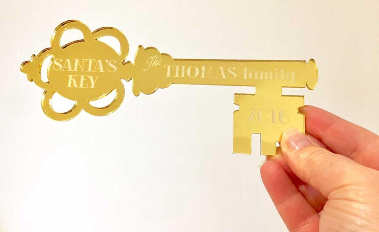 Personalised Santa Key Personalised Santa Key