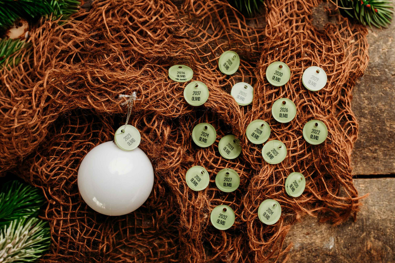 Where to Buy Personalised Christmas Bauble - Yearly Decoration Charms Where to Buy Personalised Christmas Bauble - Yearly Decoration Charms