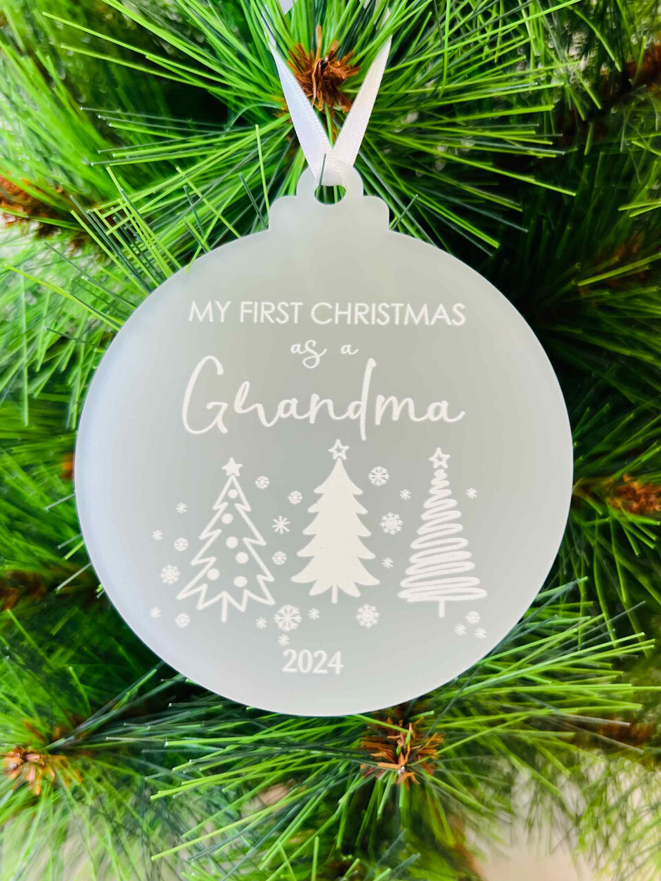 Where to Buy Personalised Christmas Decorations in Australia Grandparent Bauble