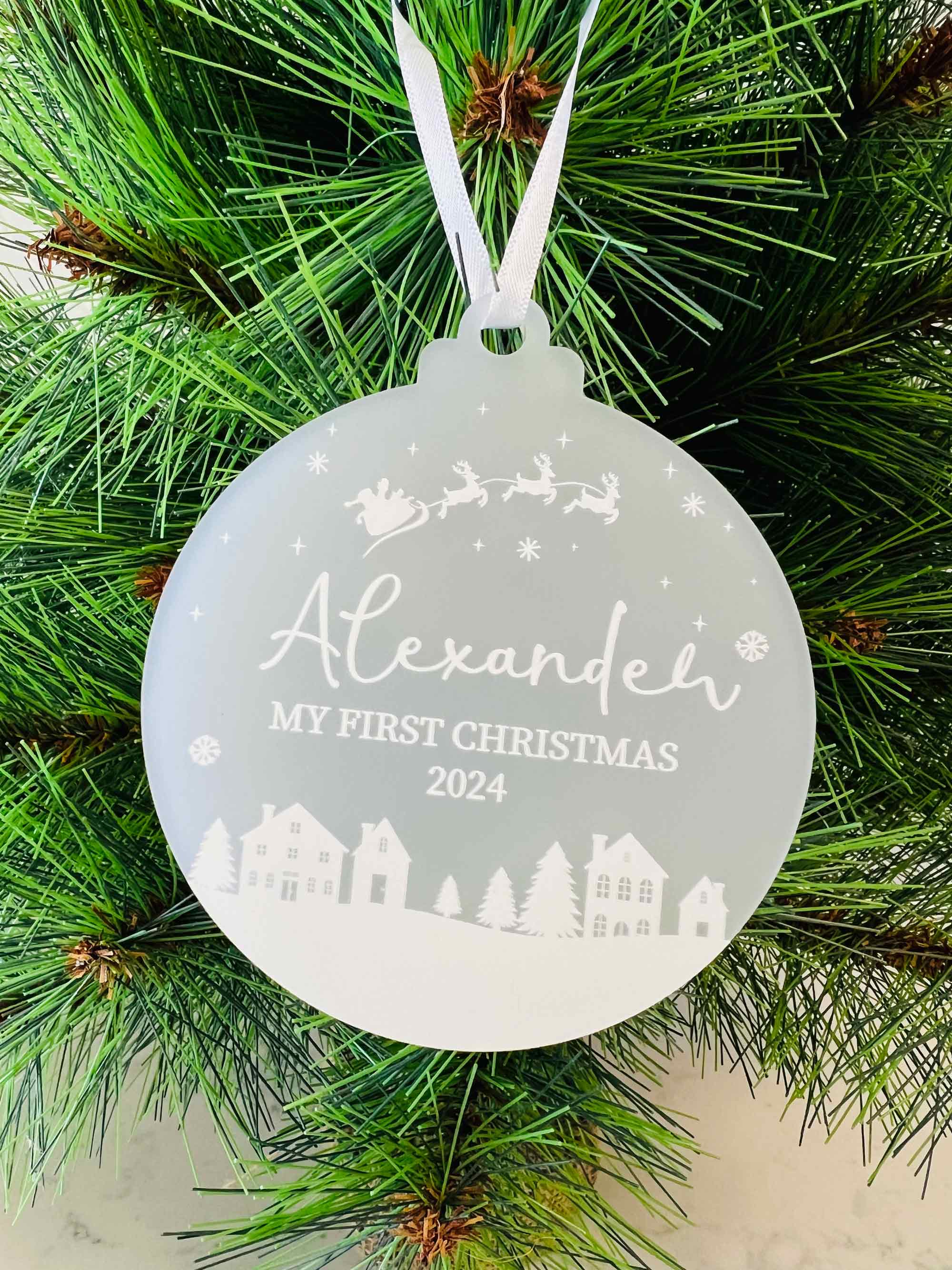 Where to Buy Personalised Christmas Decorations in Australia Christmas Bauble